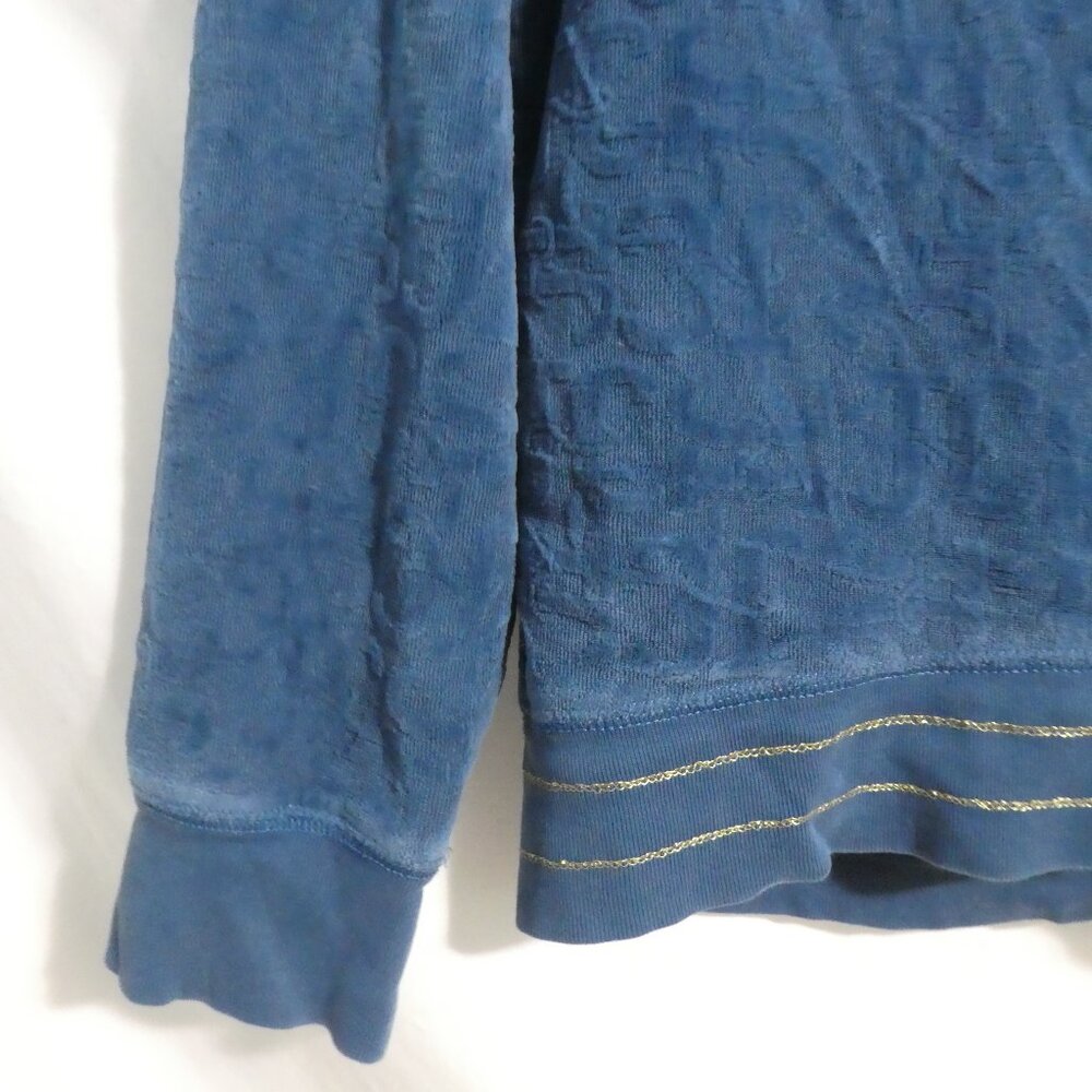 JUICY COUTURE | xl, extra large | Zip-Up Velour JC All Over Design Hooded Jacket - Picture 15 of 16